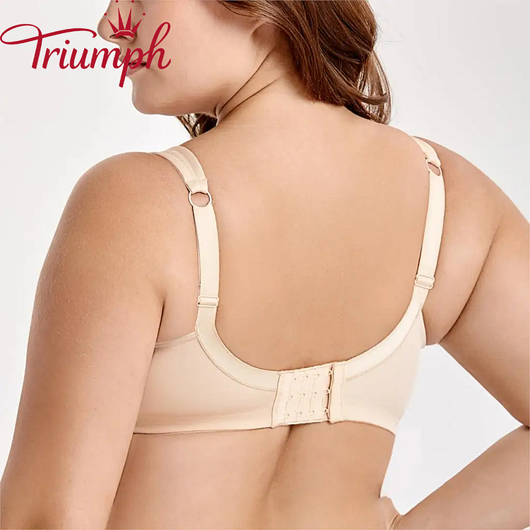 Triumph - （3 db ）Hagyományos állítható pamut melltartó oldalpárnákkal és felső támasztékkal